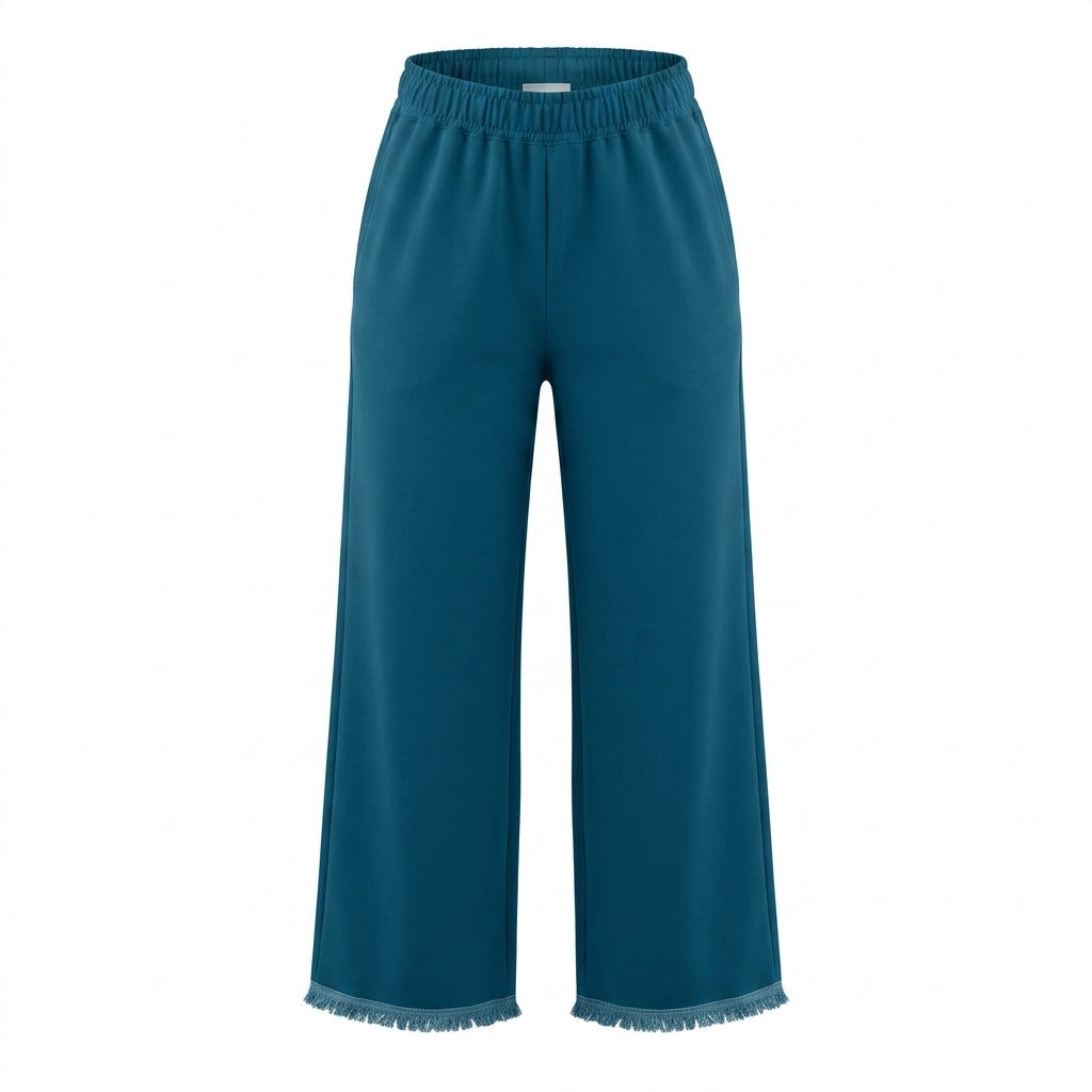 Women Wide Leg Elastic Waist Pants