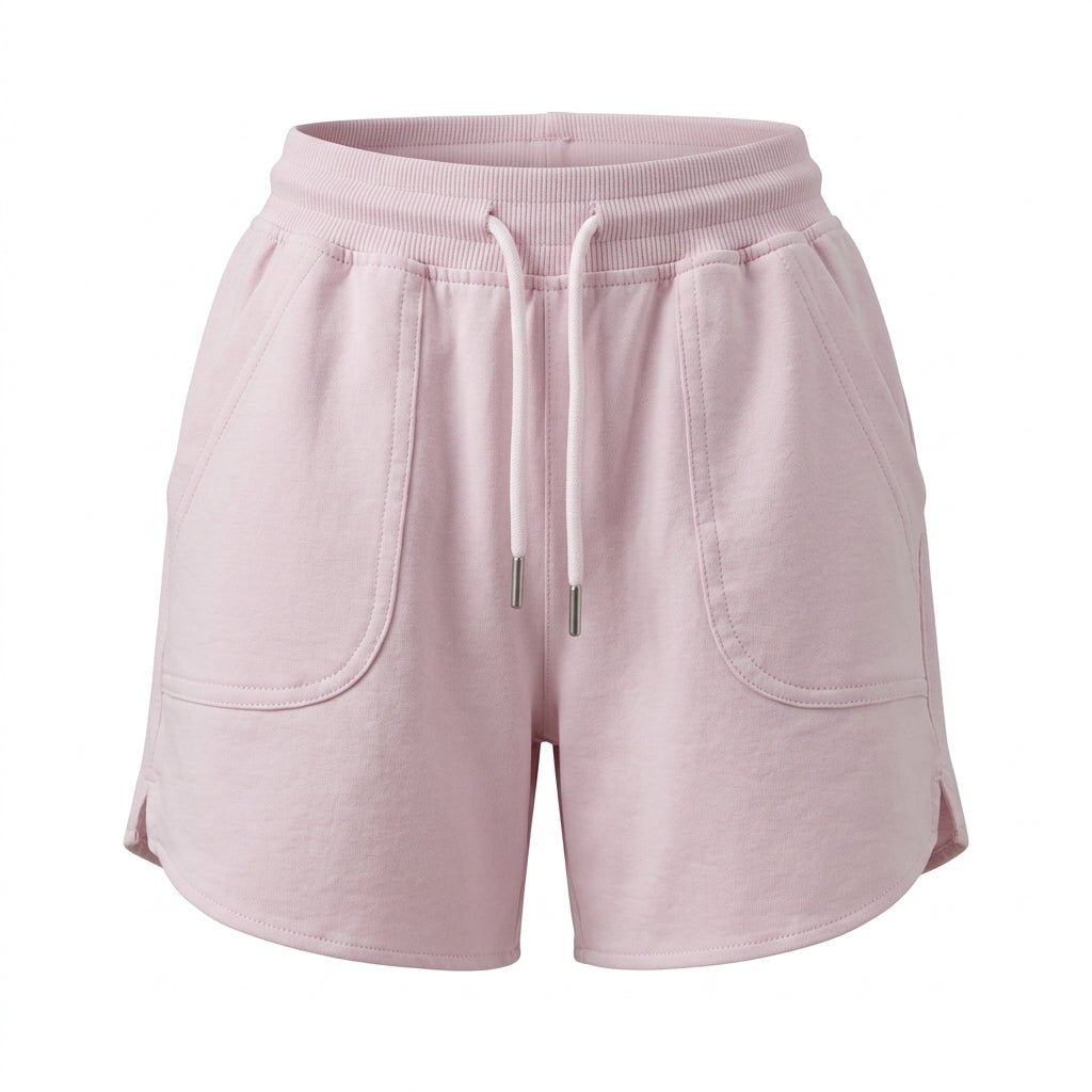 Girls Casual Drawstring Sweat Shorts