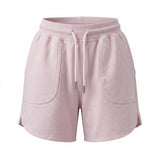 Girls Casual Drawstring Sweat Shorts