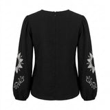 Women Embroidered Sleeve Blouse