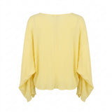 Women Tie Front Cover Up Blouse