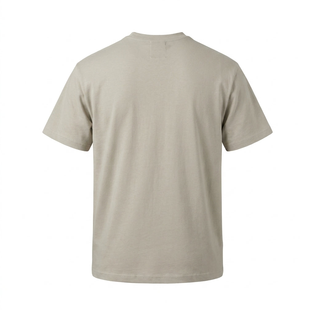 Men Crew Neck Short Sleeve T Shirt With Patterned Pocket