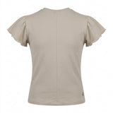 Girls Short Sleeve Graphic T Shirt With 3D Floral Appliqués