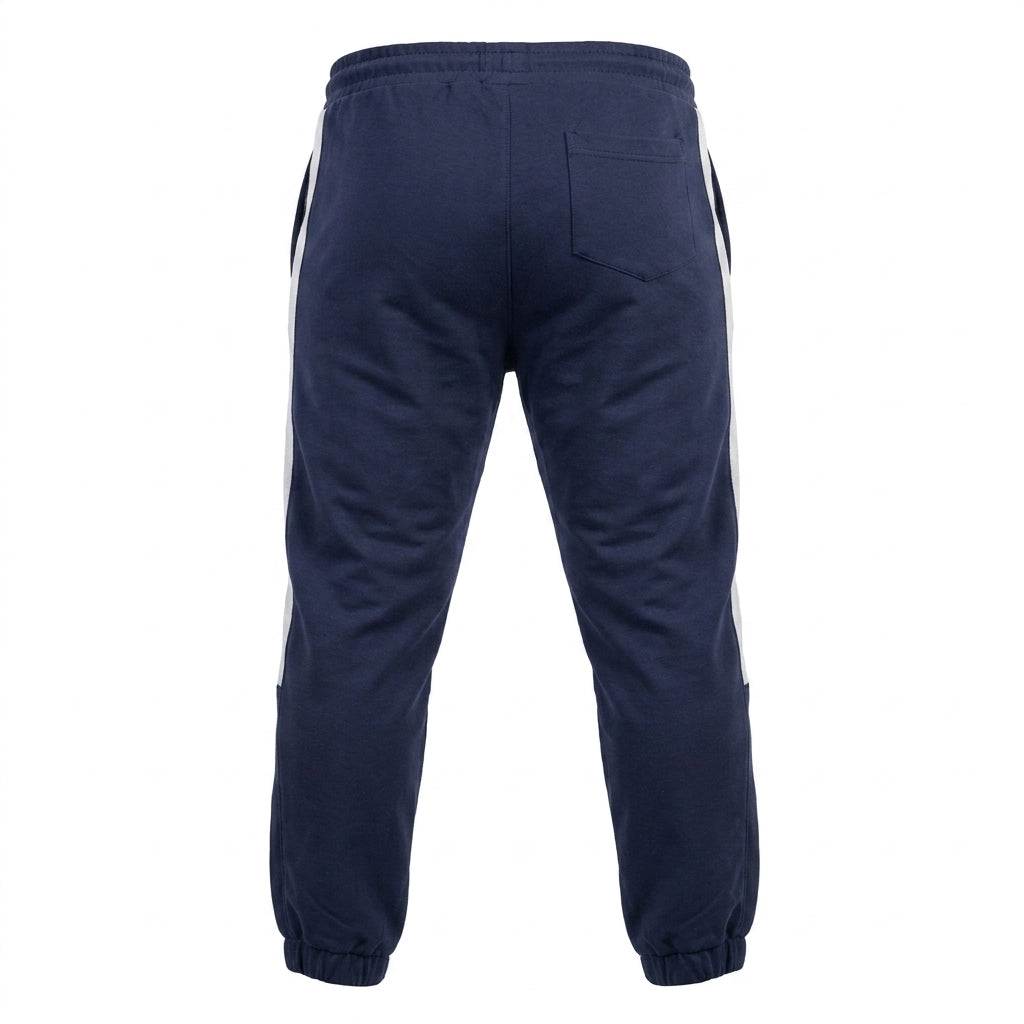 Boys Sports Jogger Pants With Side Stripes