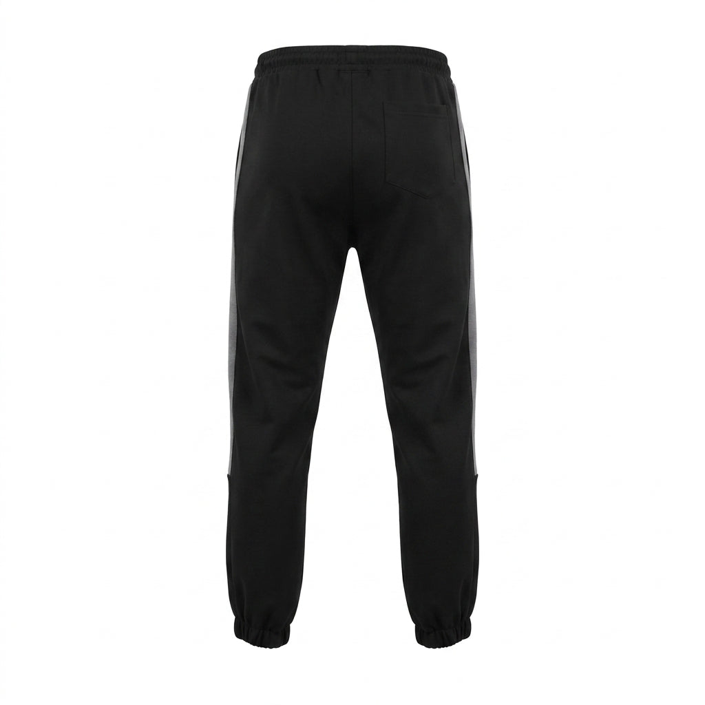 Boys Sports Jogger Pants With Side Stripes