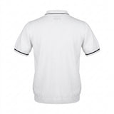 Men Knitted Polo Shirt With Zip Neck