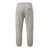 Men Jogger Pants With Back Pocket And Drawstring
