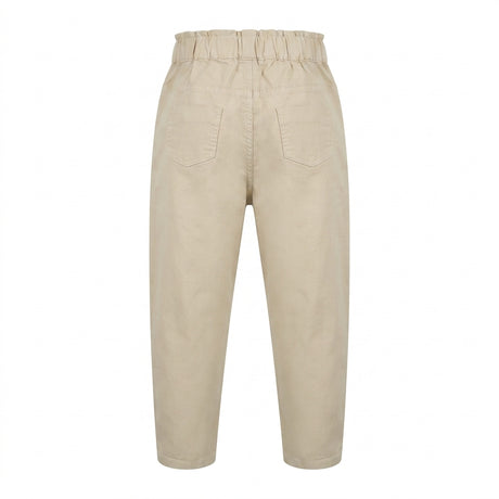 Girls High Waist Casual Woven Pants