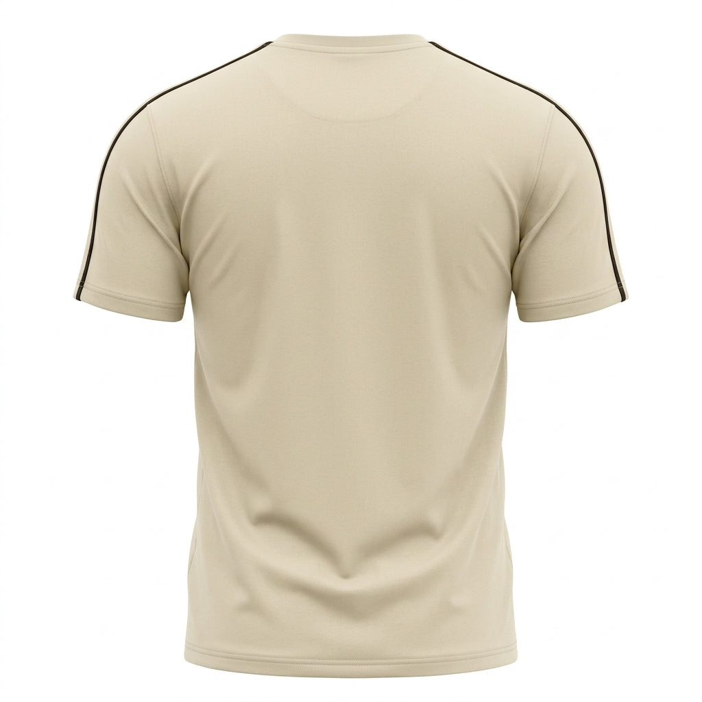 Boys Crew Neck Graphic T Shirt With Shoulder Tape