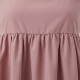 Casual Sleeveless Peplum Top With Ruffle Strap