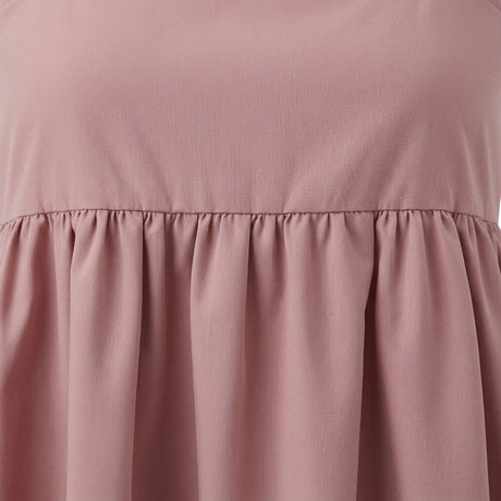 Casual Sleeveless Peplum Top With Ruffle Strap