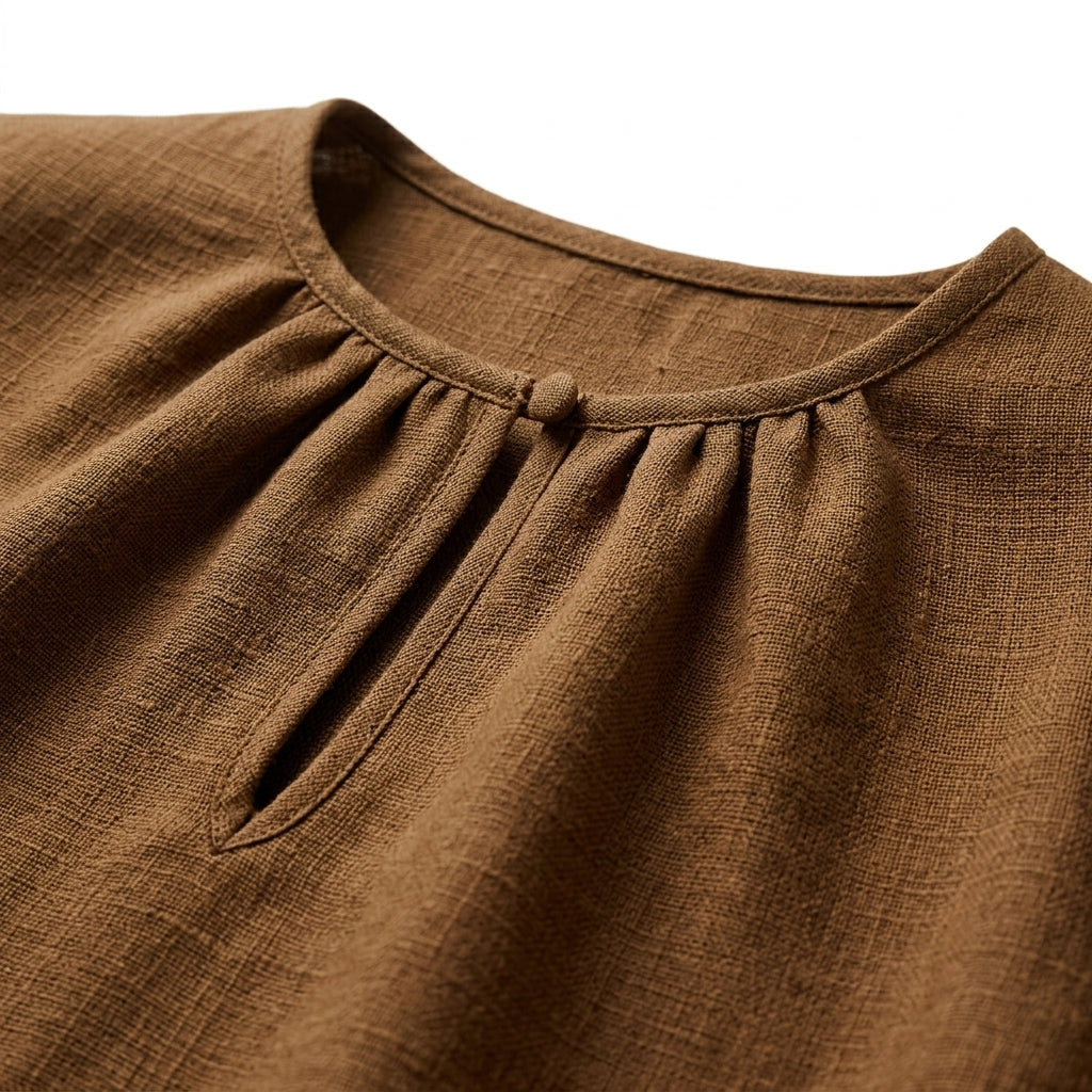 Textured Puff Sleeve Blouse
