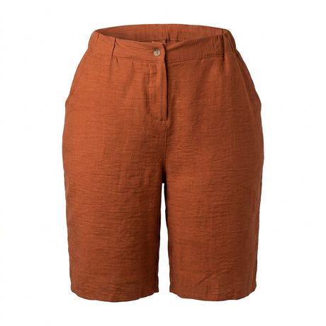 Women High Waist Bermuda Shorts