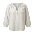 Women Eyelet Embroidered Blouse