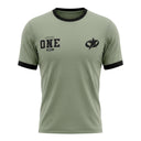 Men Ringer Graphic T Shirt One Print