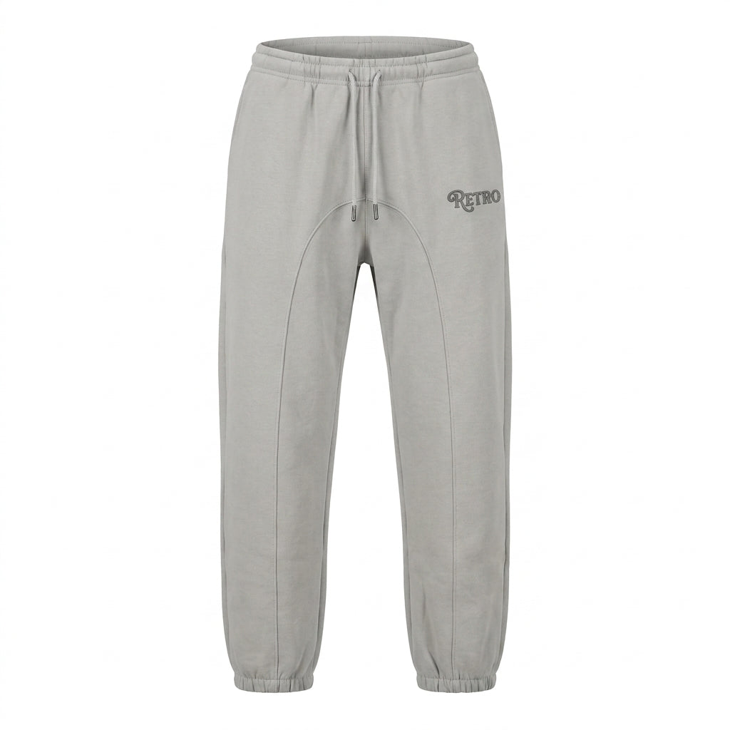 Men Jogger Pants With Back Pocket And Drawstring