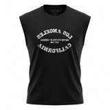 Men California Graphic Sleeveless Tank Top