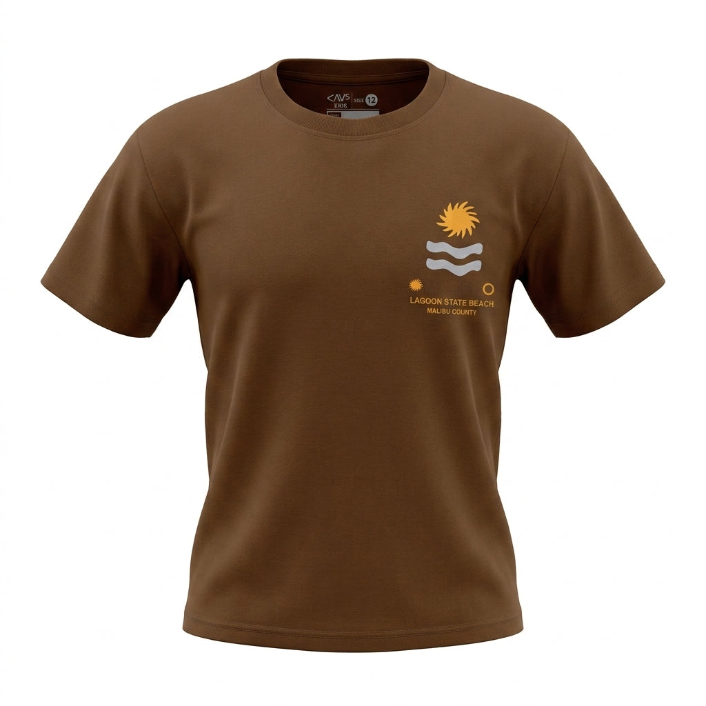 Boys Basic Crew Neck Short Sleeve T Shirt