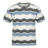 Boys Wavy Stripe Printed T Shirt