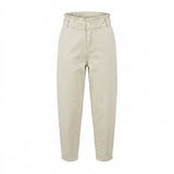 Girls High Waist Casual Woven Pants