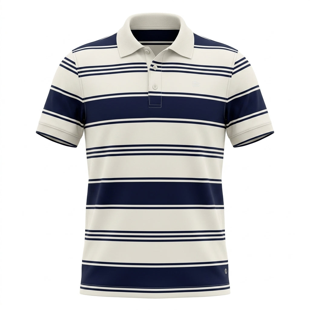Boys Striped Polo T Shirt