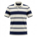 Boys Striped Polo T Shirt