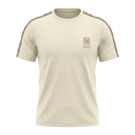 Boys Crew Neck Graphic T Shirt With Shoulder Tape