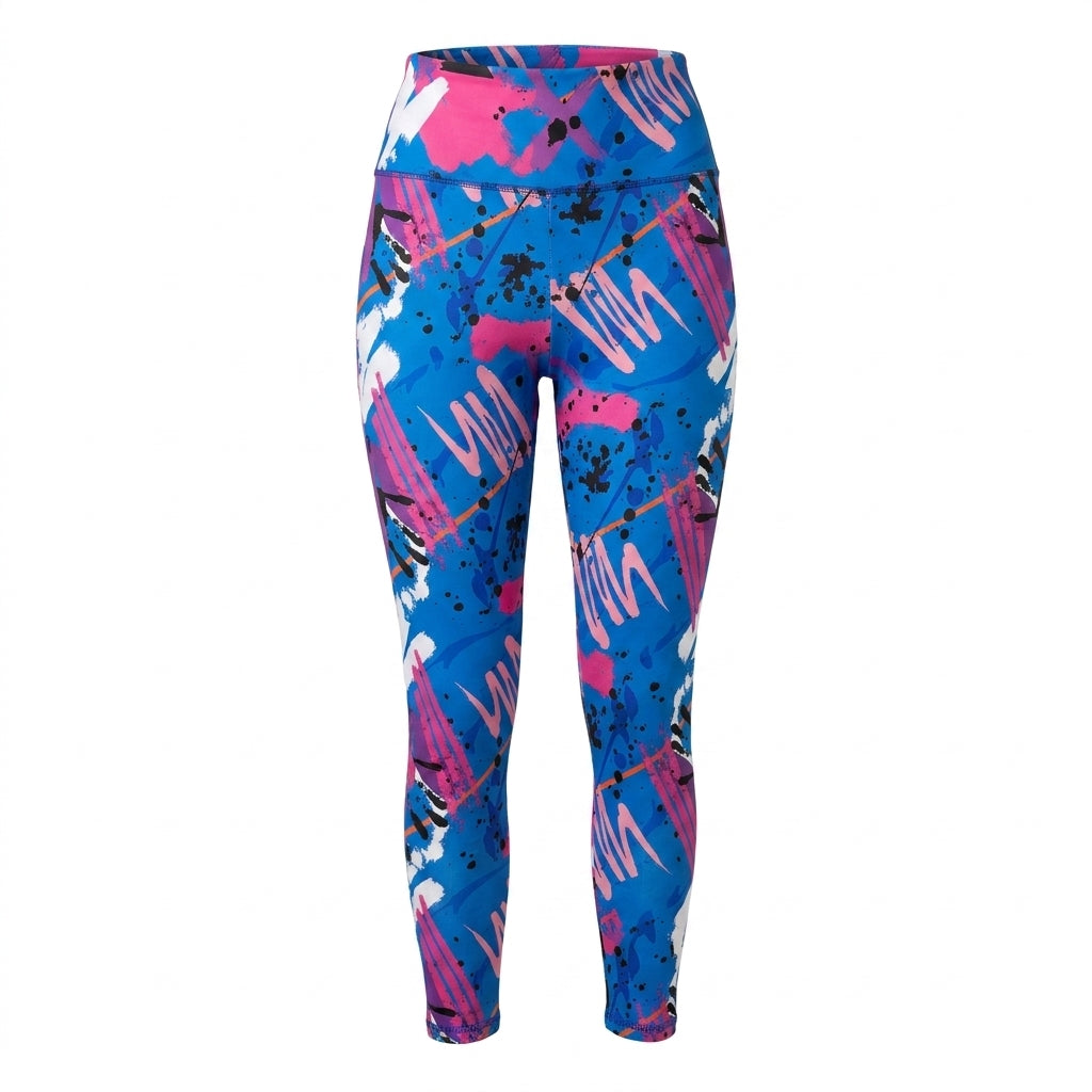 Girls Abstract Print Swim Leggings