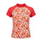 Girls Floral Short Sleeve Swim Set
