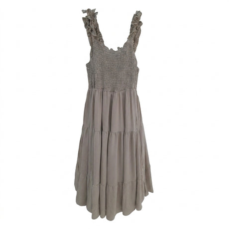 Women Smocked Tiered Sleeveless Dress