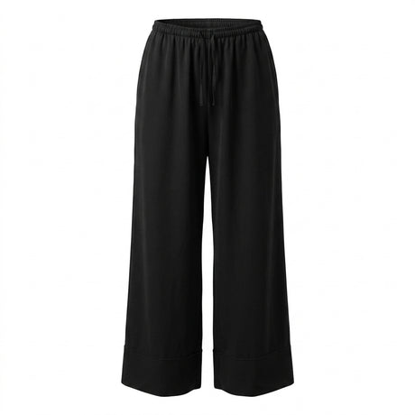 Women Drawstring Wide Leg Pants