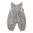 Floral Sleeveless Jumpsuit With Ruffle Straps