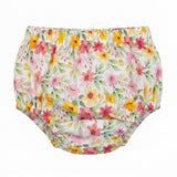 Floral Tiered Sleeveless Dress With Matching Bloomers