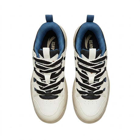 Chunky Court Sneakers With Gum Sole