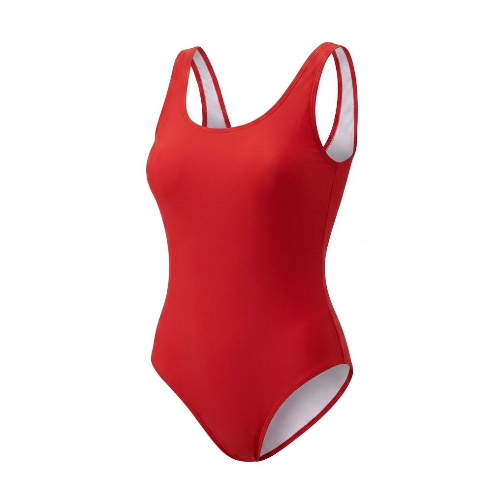 Girls One Piece Swimsuit With Bae Water Print