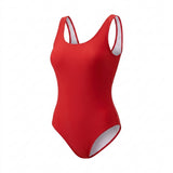 Girls One Piece Swimsuit With Bae Water Print