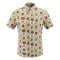 Boys Retro Geometric Print Short Sleeve Shirt