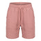 Girls Textured Drawstring Casual Shorts