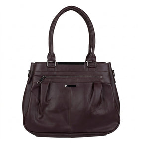 Women Classic Zip Front Shoulder Tote Bag