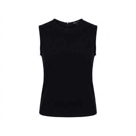 Casual Wear Women Charcoal Sleeveless Cropped Top