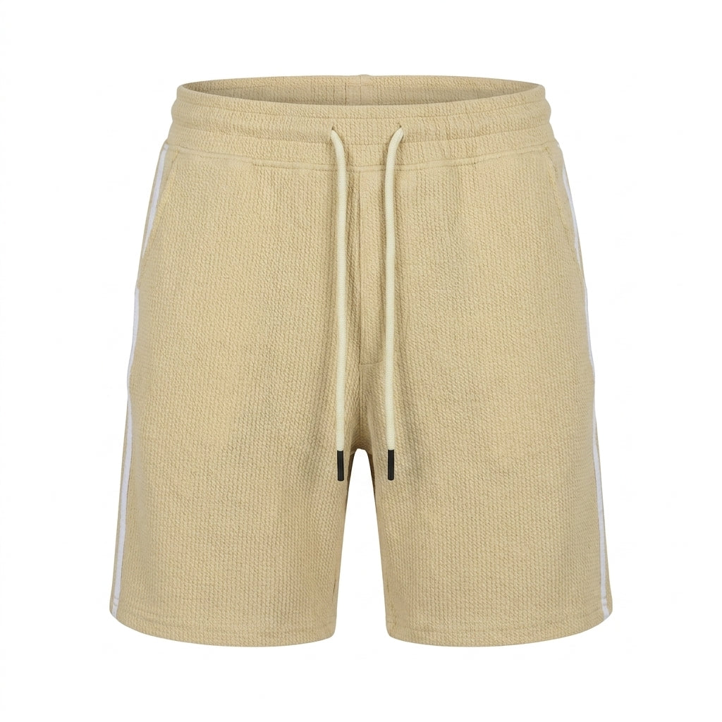Men Textured Sweat Shorts