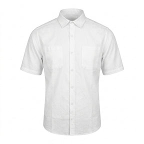 Boys Classic Short Sleeve Button Up Shirt