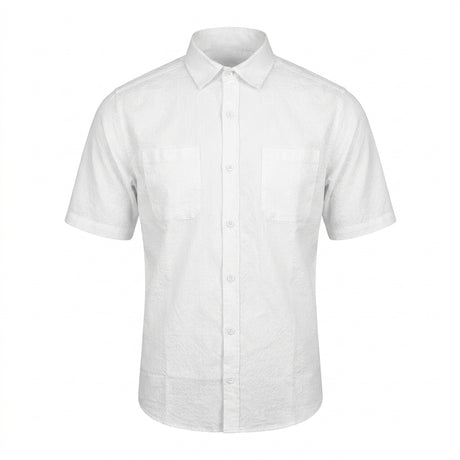 Boys Classic Short Sleeve Button Up Shirt