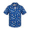 Boys Sailboat Print Short Sleeve Shirt