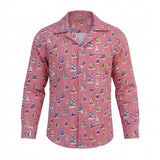 Boys Sailboat Print Short Sleeve Shirt