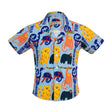 Boys Animal Print Short Sleeve Shirt