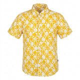 Kids Short Sleeve Circus Print Button Front Shirt