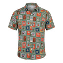 Boys Summer Print Short Sleeve Shirt