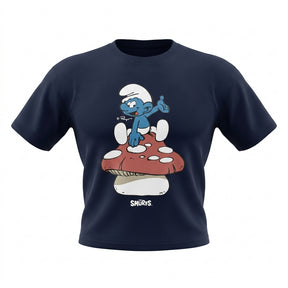Boys Smurfs Graphic Crew Neck T Shirt