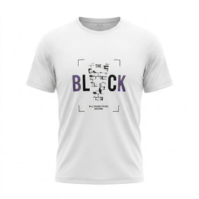 Men The Block Graphic Crew Neck Short Sleeve T Shirt